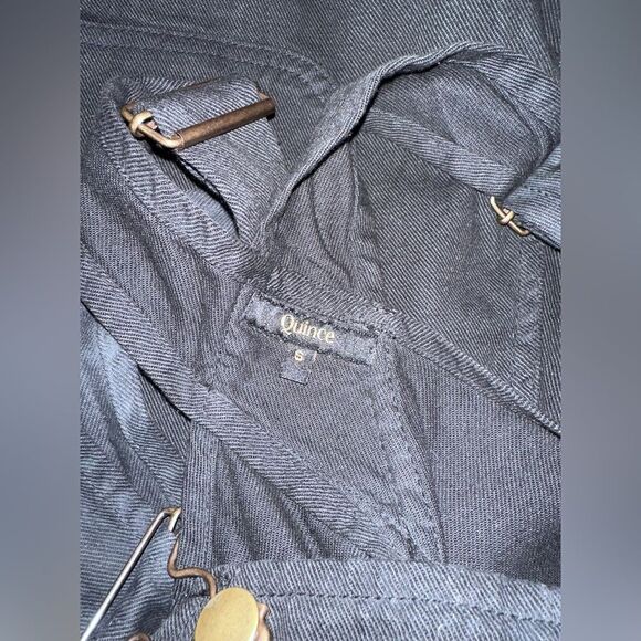 NWTs Organic Stretch Cotton Twill Relaxed Overalls Size Small - Picture 6 of 8